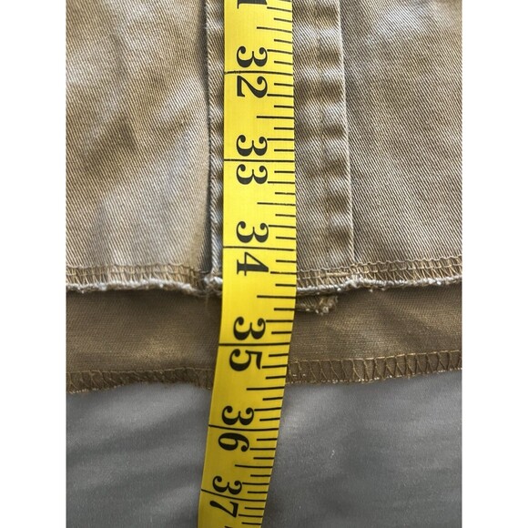 Wrangler Distressed Pearl Snap Brushpopper Heavy Duty Canvas Grunge Size L Tall - Picture 15 of 16